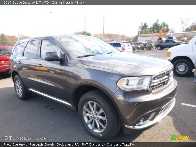 Granite Metallic / Black 2017 Dodge Durango SXT AWD