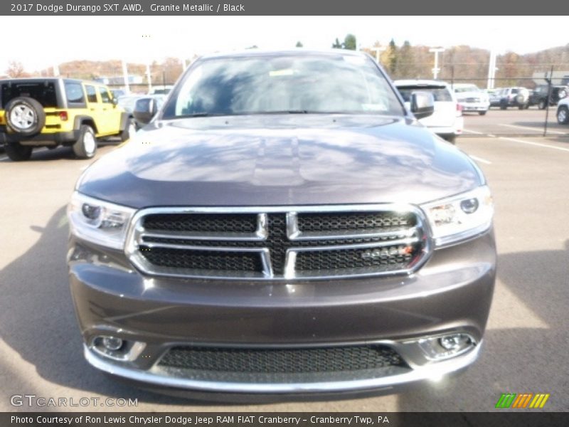 Granite Metallic / Black 2017 Dodge Durango SXT AWD