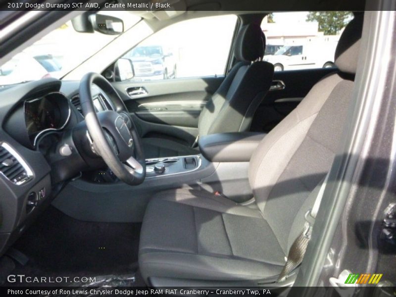 Granite Metallic / Black 2017 Dodge Durango SXT AWD