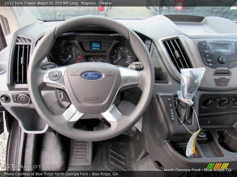 Magnetic / Pewter 2017 Ford Transit Wagon XL 350 MR Long