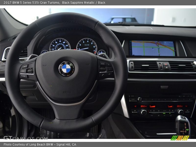Black Sapphire Metallic / Black 2017 BMW 5 Series 535i Gran Turismo