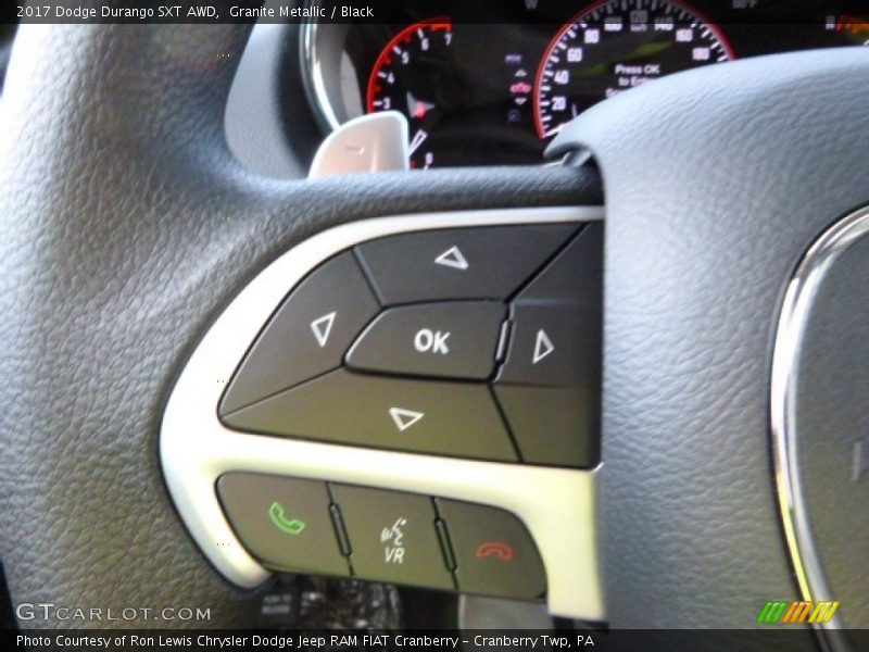 Controls of 2017 Durango SXT AWD