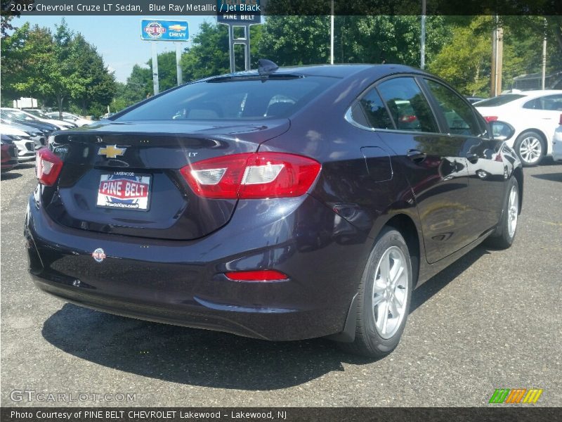 Blue Ray Metallic / Jet Black 2016 Chevrolet Cruze LT Sedan