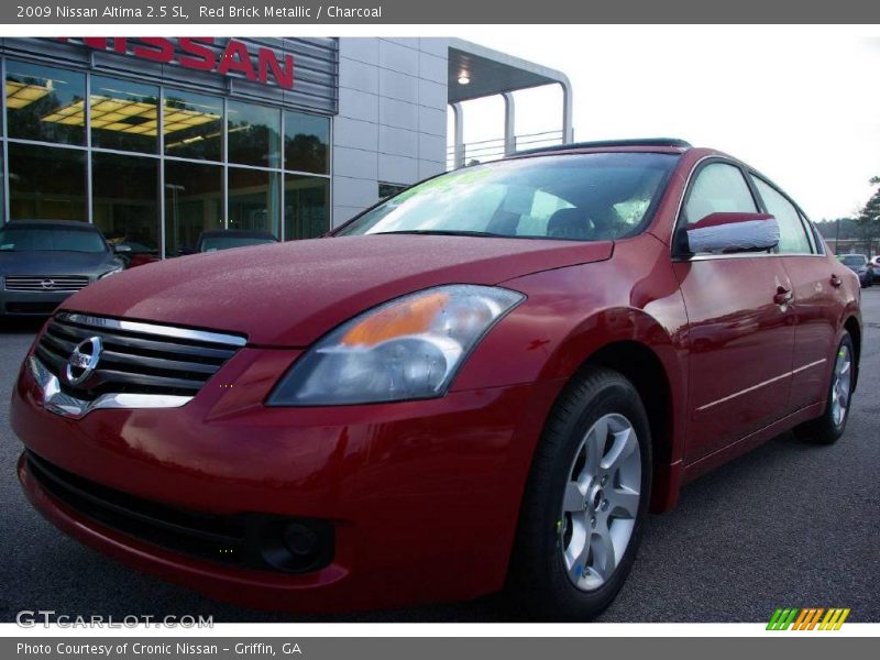 Red Brick Metallic / Charcoal 2009 Nissan Altima 2.5 SL
