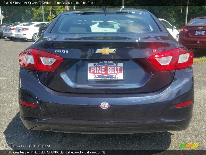 Blue Ray Metallic / Jet Black 2016 Chevrolet Cruze LT Sedan