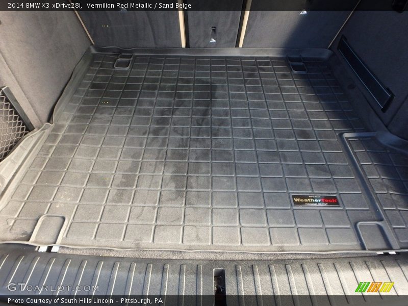 Vermilion Red Metallic / Sand Beige 2014 BMW X3 xDrive28i