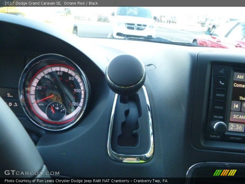 Octane Red / Black 2017 Dodge Grand Caravan SE