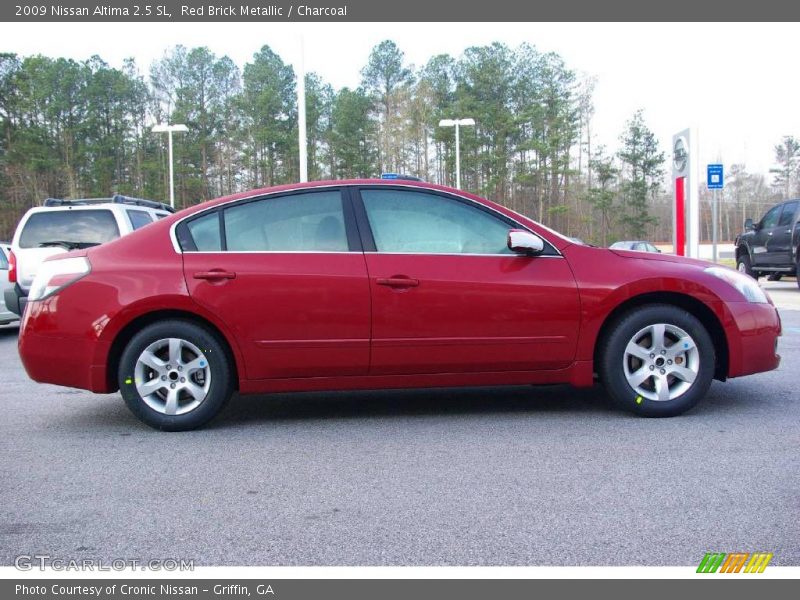 Red Brick Metallic / Charcoal 2009 Nissan Altima 2.5 SL