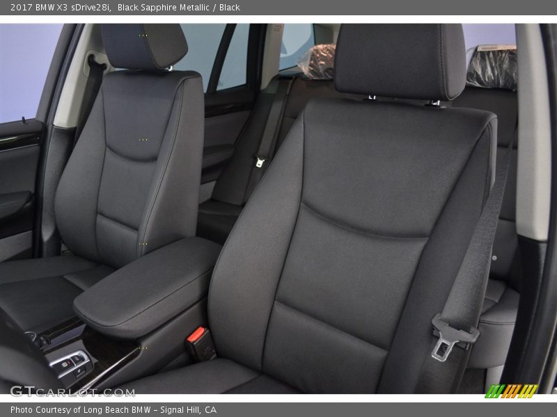 Black Sapphire Metallic / Black 2017 BMW X3 sDrive28i