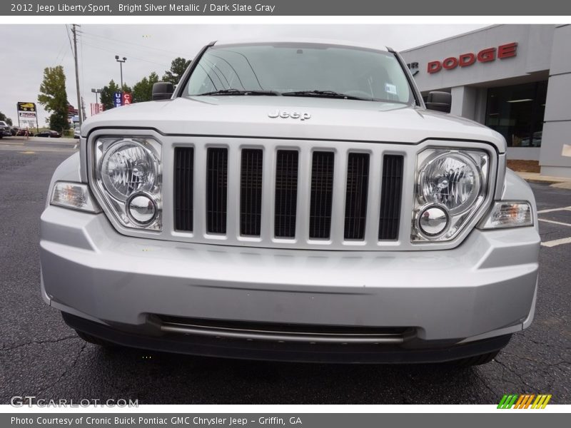 Bright Silver Metallic / Dark Slate Gray 2012 Jeep Liberty Sport