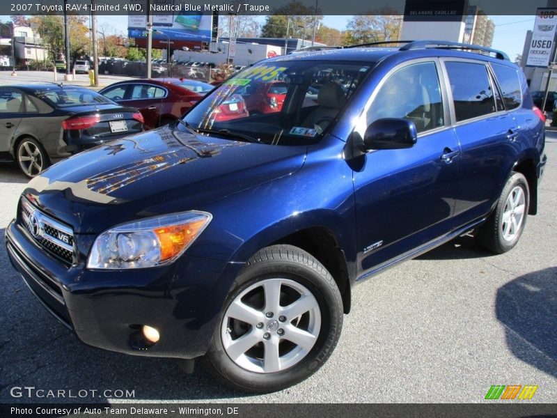 Nautical Blue Metallic / Taupe 2007 Toyota RAV4 Limited 4WD