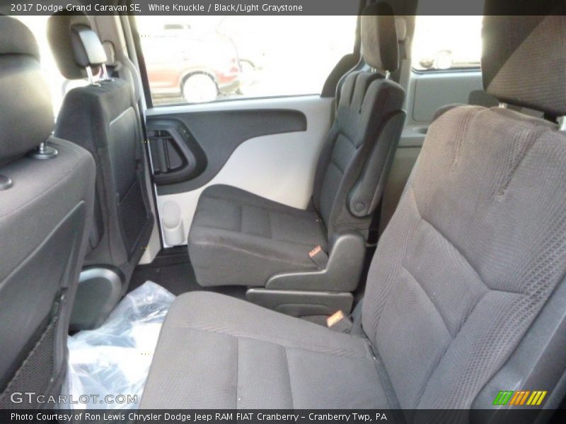 White Knuckle / Black/Light Graystone 2017 Dodge Grand Caravan SE