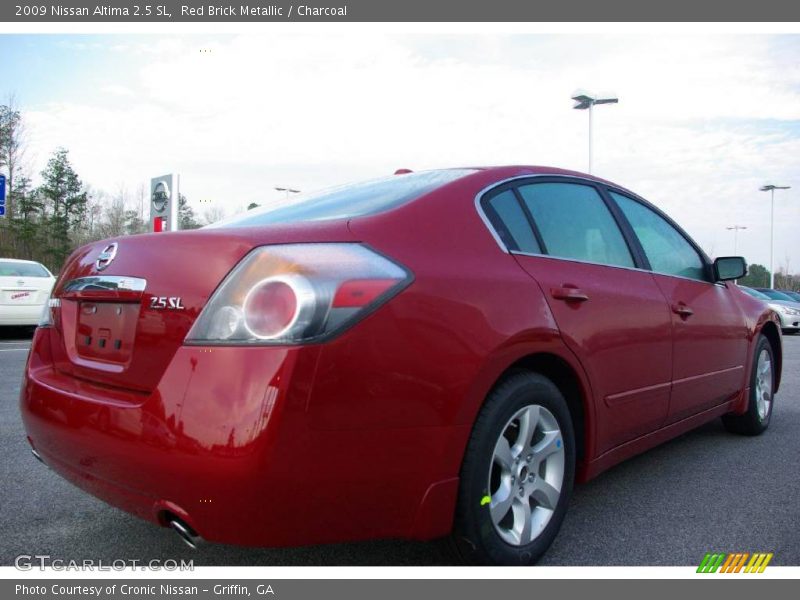 Red Brick Metallic / Charcoal 2009 Nissan Altima 2.5 SL
