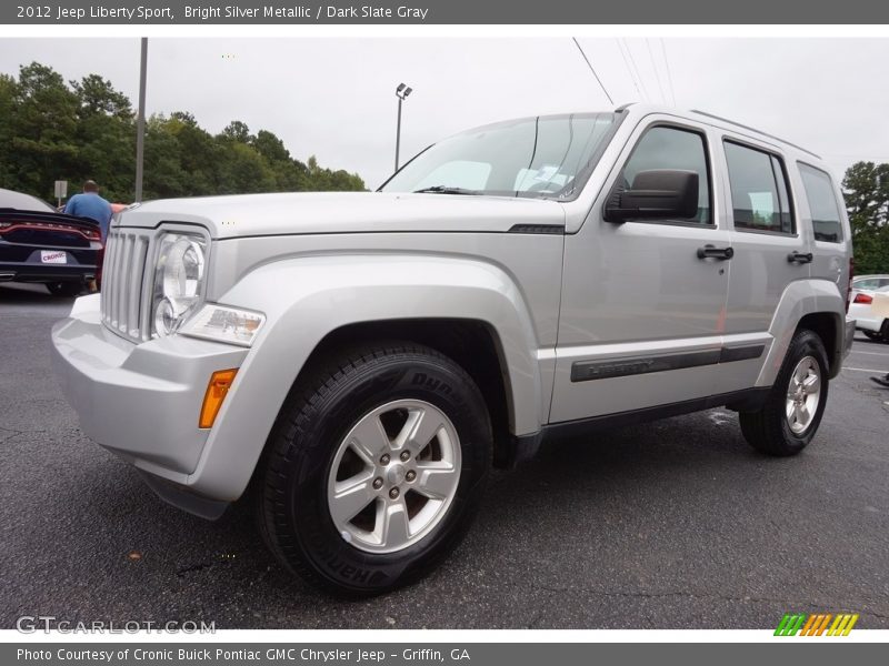 Bright Silver Metallic / Dark Slate Gray 2012 Jeep Liberty Sport