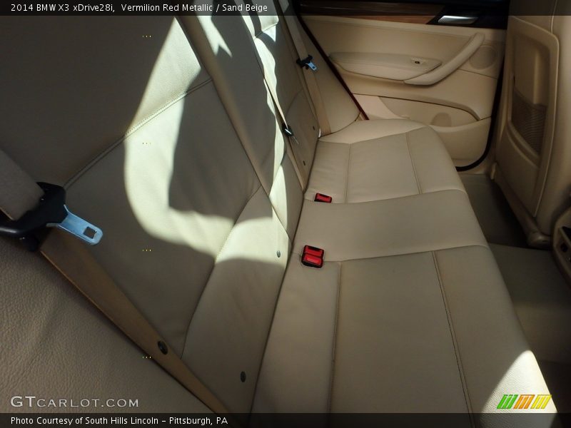 Vermilion Red Metallic / Sand Beige 2014 BMW X3 xDrive28i
