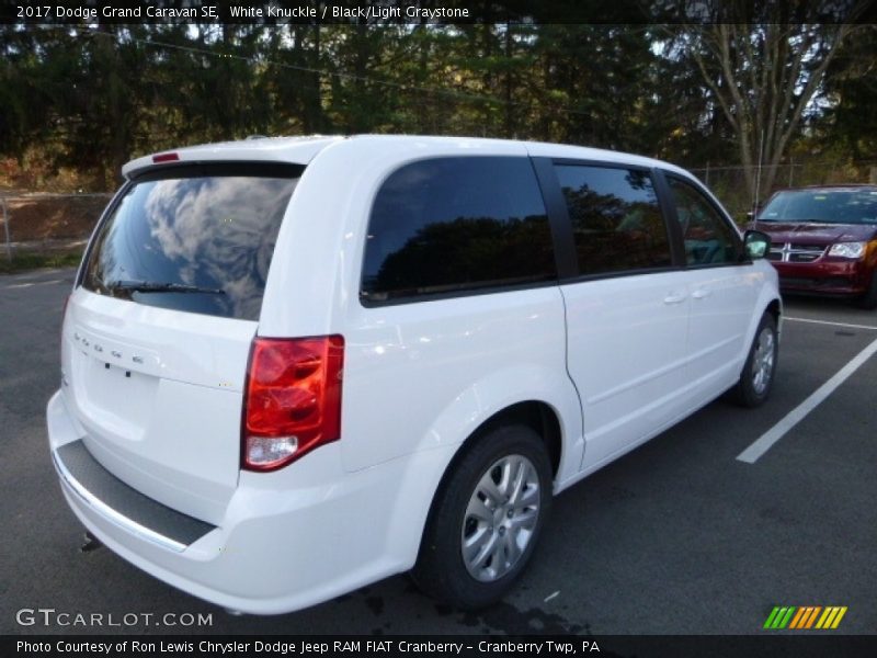 White Knuckle / Black/Light Graystone 2017 Dodge Grand Caravan SE
