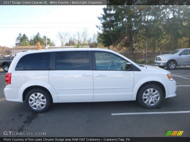 White Knuckle / Black/Light Graystone 2017 Dodge Grand Caravan SE