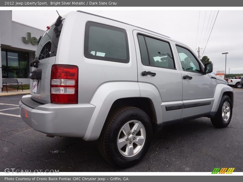 Bright Silver Metallic / Dark Slate Gray 2012 Jeep Liberty Sport