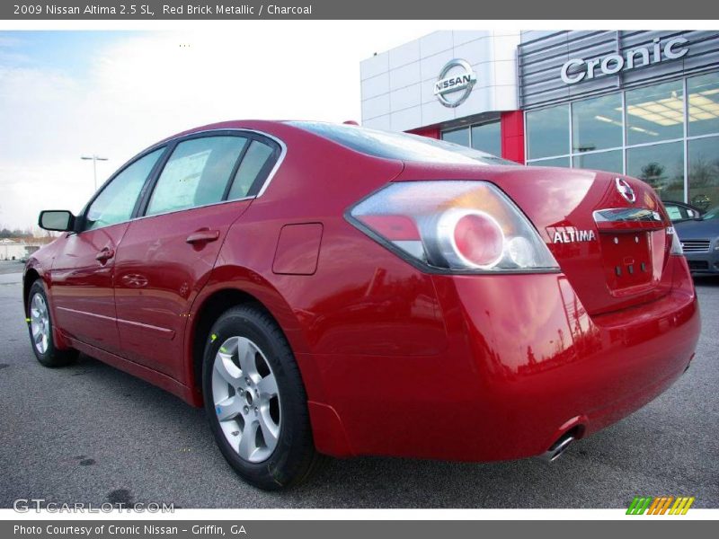 Red Brick Metallic / Charcoal 2009 Nissan Altima 2.5 SL
