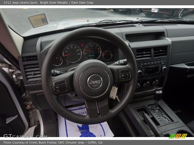 Bright Silver Metallic / Dark Slate Gray 2012 Jeep Liberty Sport