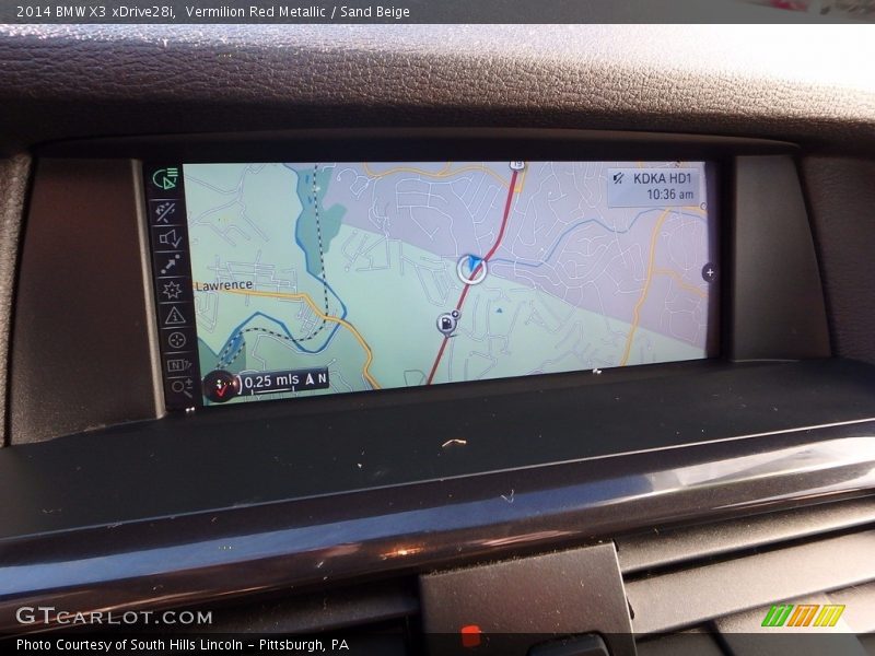 Vermilion Red Metallic / Sand Beige 2014 BMW X3 xDrive28i