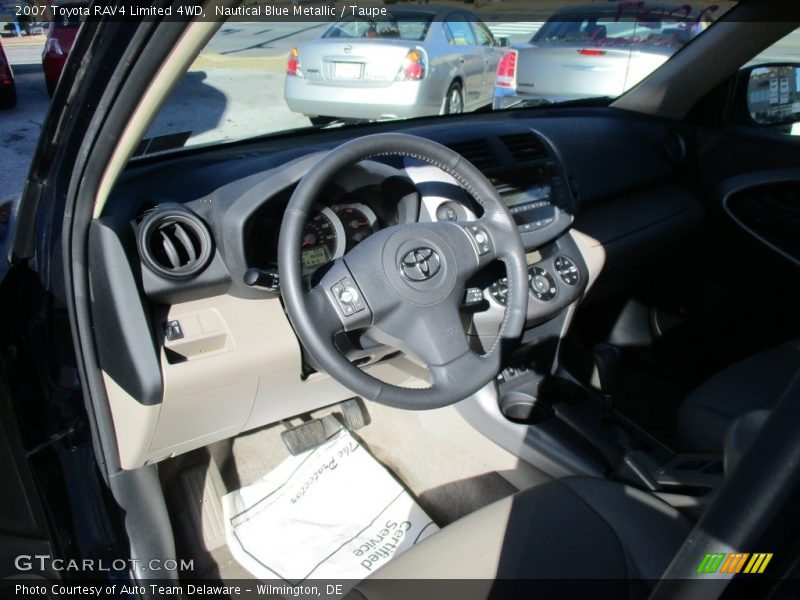 Nautical Blue Metallic / Taupe 2007 Toyota RAV4 Limited 4WD