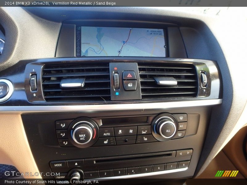 Vermilion Red Metallic / Sand Beige 2014 BMW X3 xDrive28i
