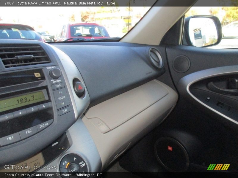 Nautical Blue Metallic / Taupe 2007 Toyota RAV4 Limited 4WD