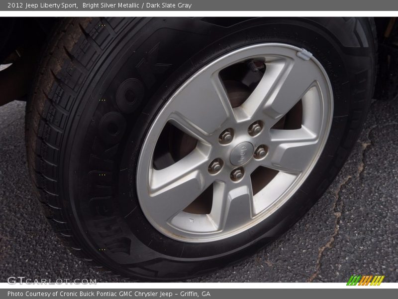 Bright Silver Metallic / Dark Slate Gray 2012 Jeep Liberty Sport