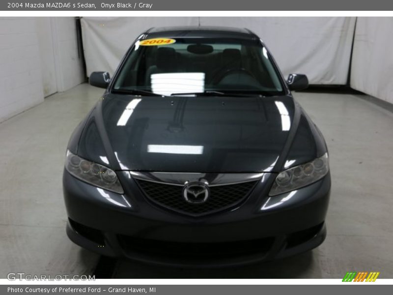 Onyx Black / Gray 2004 Mazda MAZDA6 s Sedan