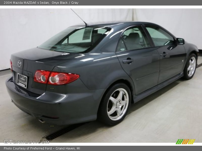 Onyx Black / Gray 2004 Mazda MAZDA6 s Sedan