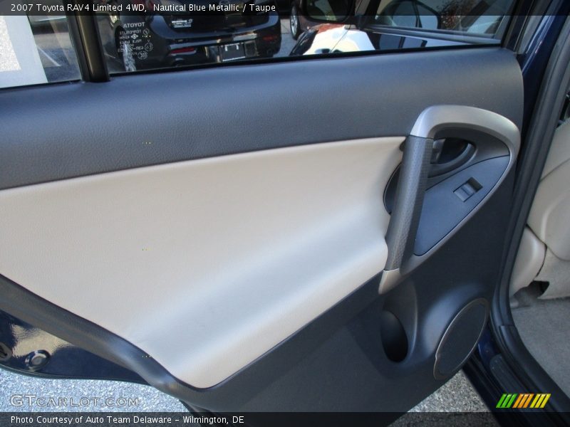 Nautical Blue Metallic / Taupe 2007 Toyota RAV4 Limited 4WD