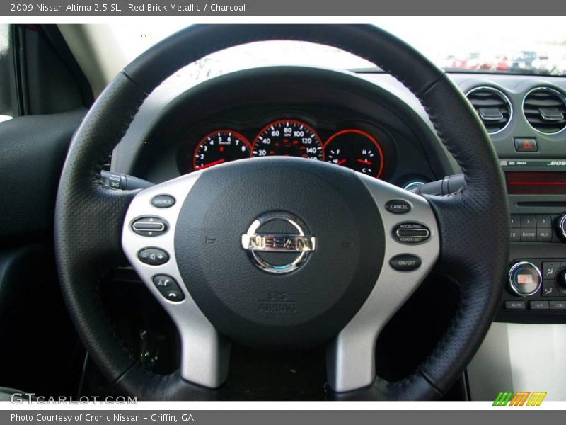 Red Brick Metallic / Charcoal 2009 Nissan Altima 2.5 SL