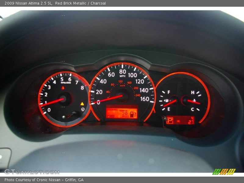 Red Brick Metallic / Charcoal 2009 Nissan Altima 2.5 SL