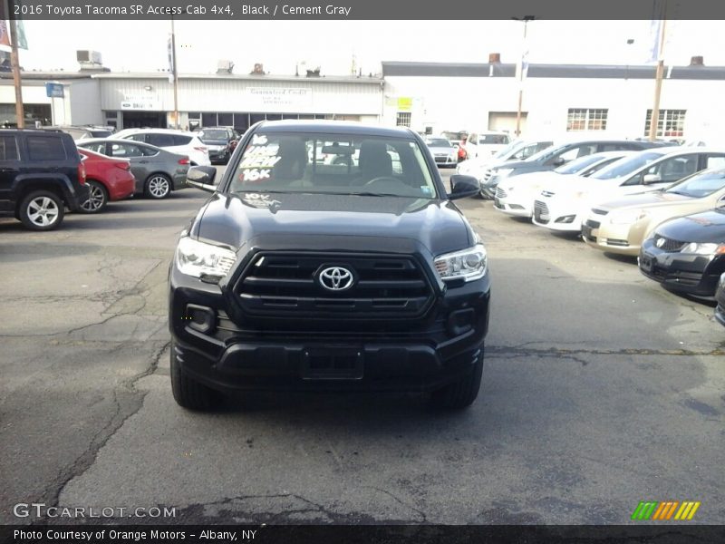 Black / Cement Gray 2016 Toyota Tacoma SR Access Cab 4x4
