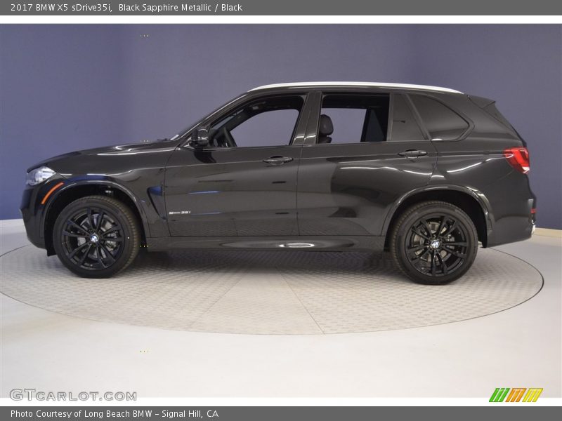 Black Sapphire Metallic / Black 2017 BMW X5 sDrive35i