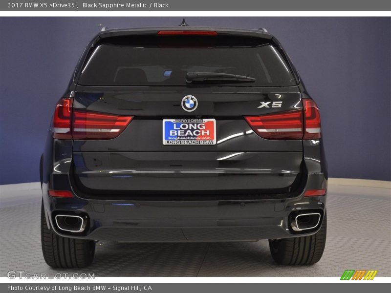 Black Sapphire Metallic / Black 2017 BMW X5 sDrive35i