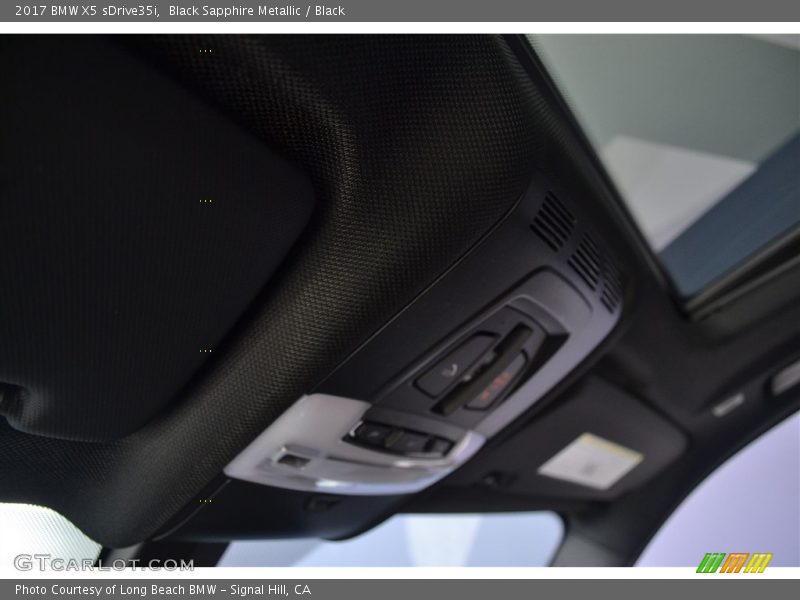 Black Sapphire Metallic / Black 2017 BMW X5 sDrive35i