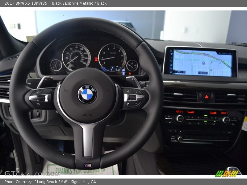 Black Sapphire Metallic / Black 2017 BMW X5 sDrive35i