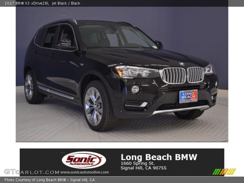 Jet Black / Black 2017 BMW X3 xDrive28i
