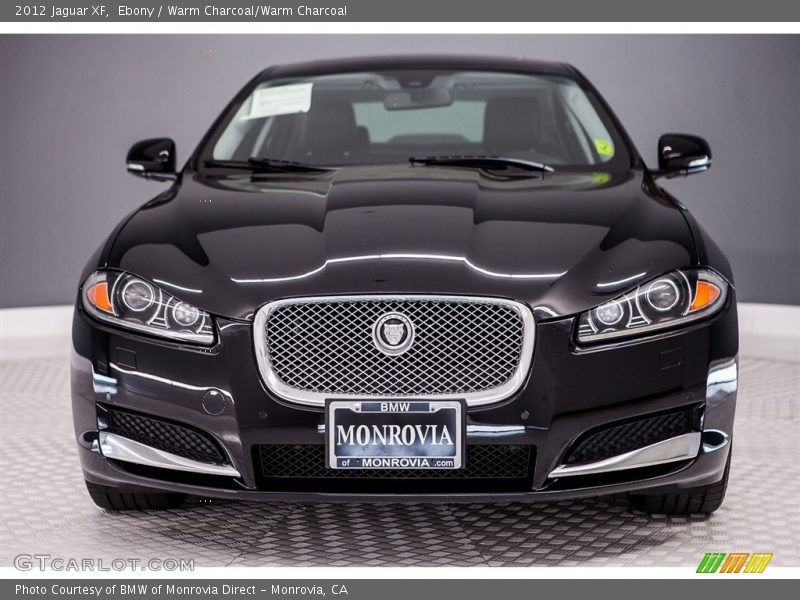 Ebony / Warm Charcoal/Warm Charcoal 2012 Jaguar XF