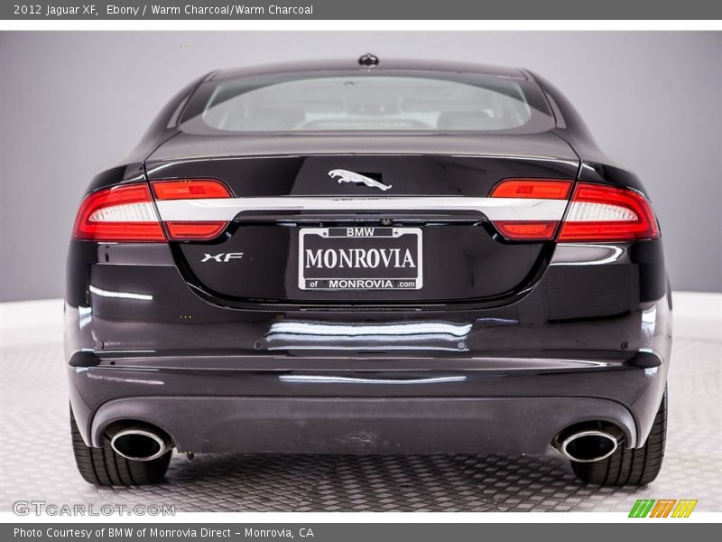 Ebony / Warm Charcoal/Warm Charcoal 2012 Jaguar XF