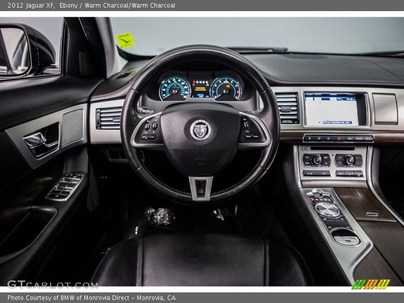 Ebony / Warm Charcoal/Warm Charcoal 2012 Jaguar XF