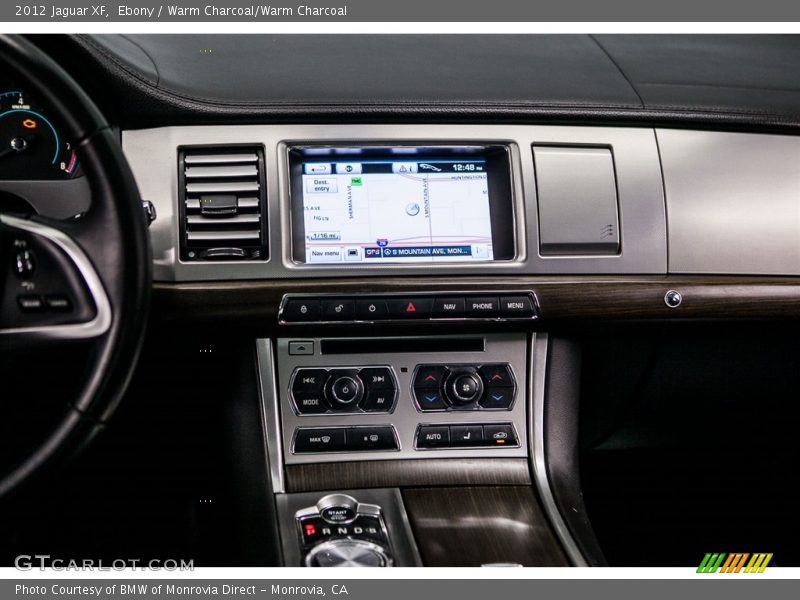 Ebony / Warm Charcoal/Warm Charcoal 2012 Jaguar XF