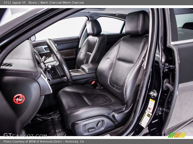 Ebony / Warm Charcoal/Warm Charcoal 2012 Jaguar XF