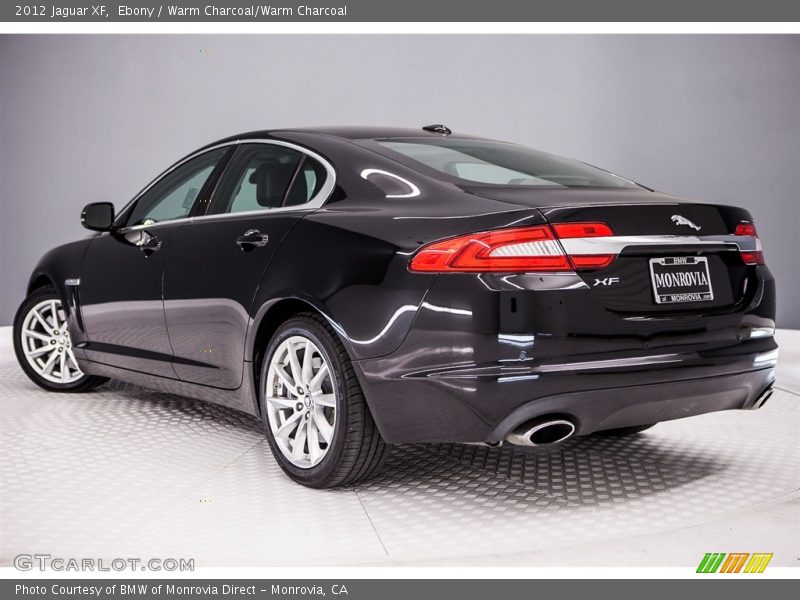 Ebony / Warm Charcoal/Warm Charcoal 2012 Jaguar XF