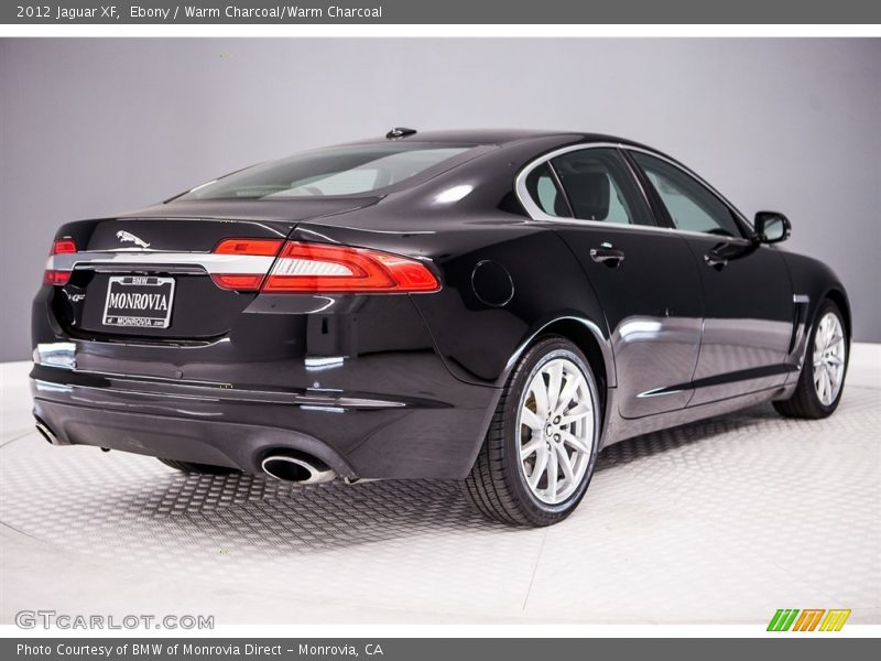 Ebony / Warm Charcoal/Warm Charcoal 2012 Jaguar XF