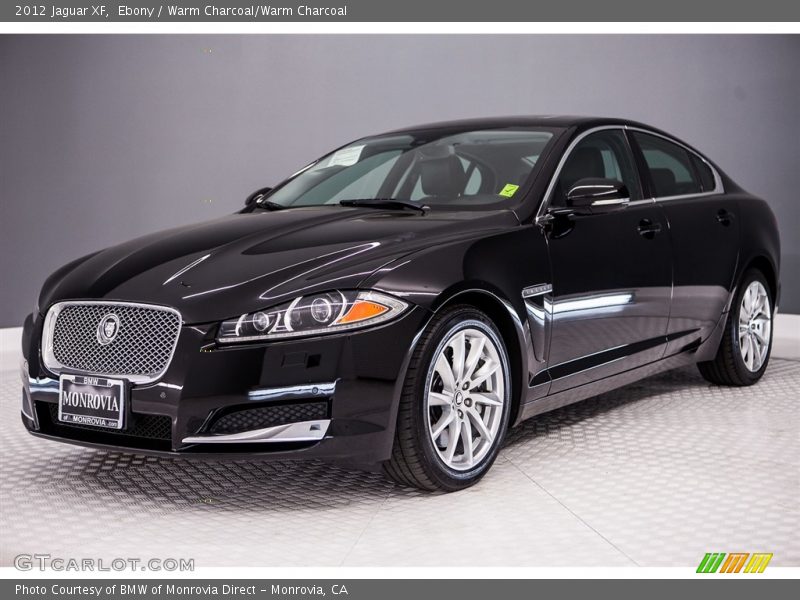 Ebony / Warm Charcoal/Warm Charcoal 2012 Jaguar XF