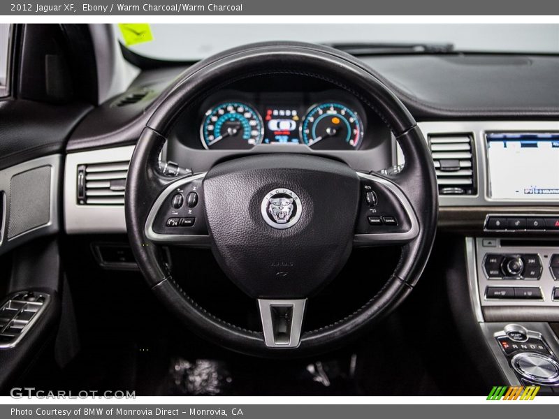Ebony / Warm Charcoal/Warm Charcoal 2012 Jaguar XF