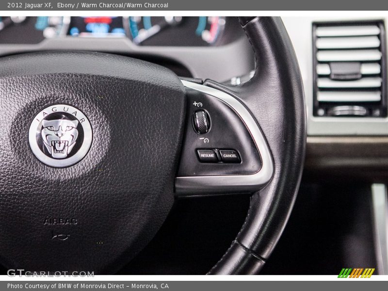 Ebony / Warm Charcoal/Warm Charcoal 2012 Jaguar XF